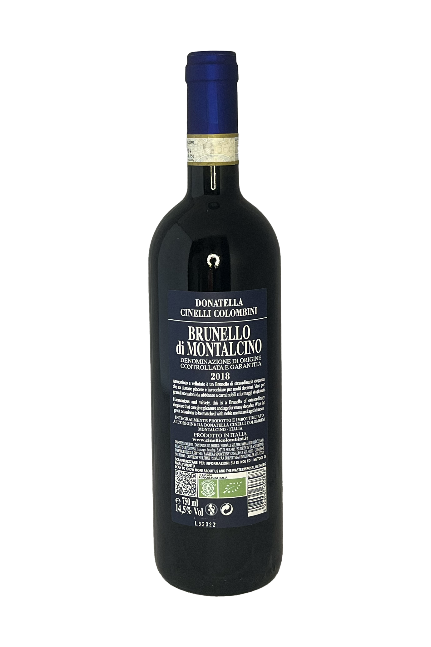 Colombini Casato Prime Donne Brunello di Montalcino DOCG 2018 Økologisk