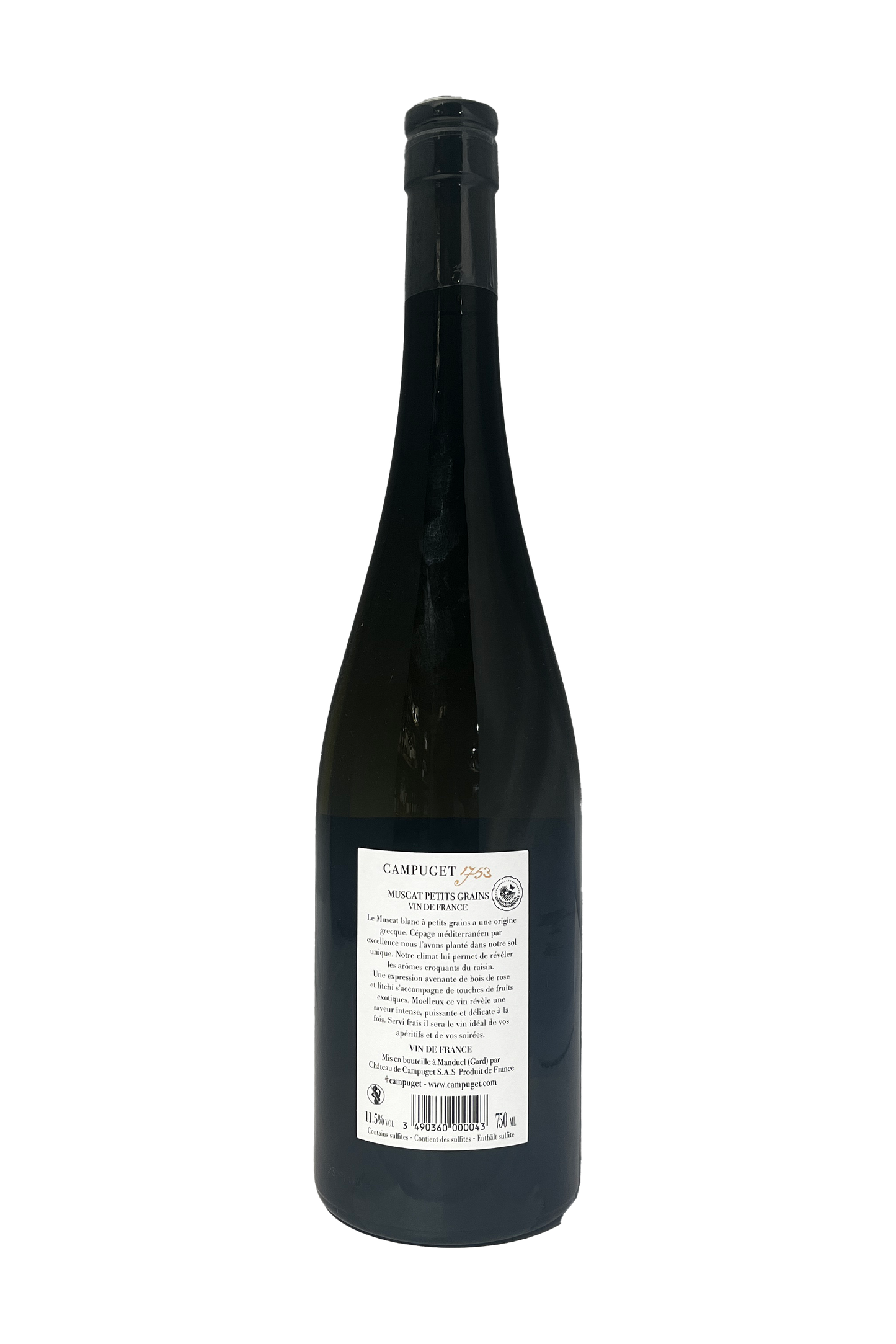 Chateau Campuget 1753 Muscat Petit Grains VDF 2023