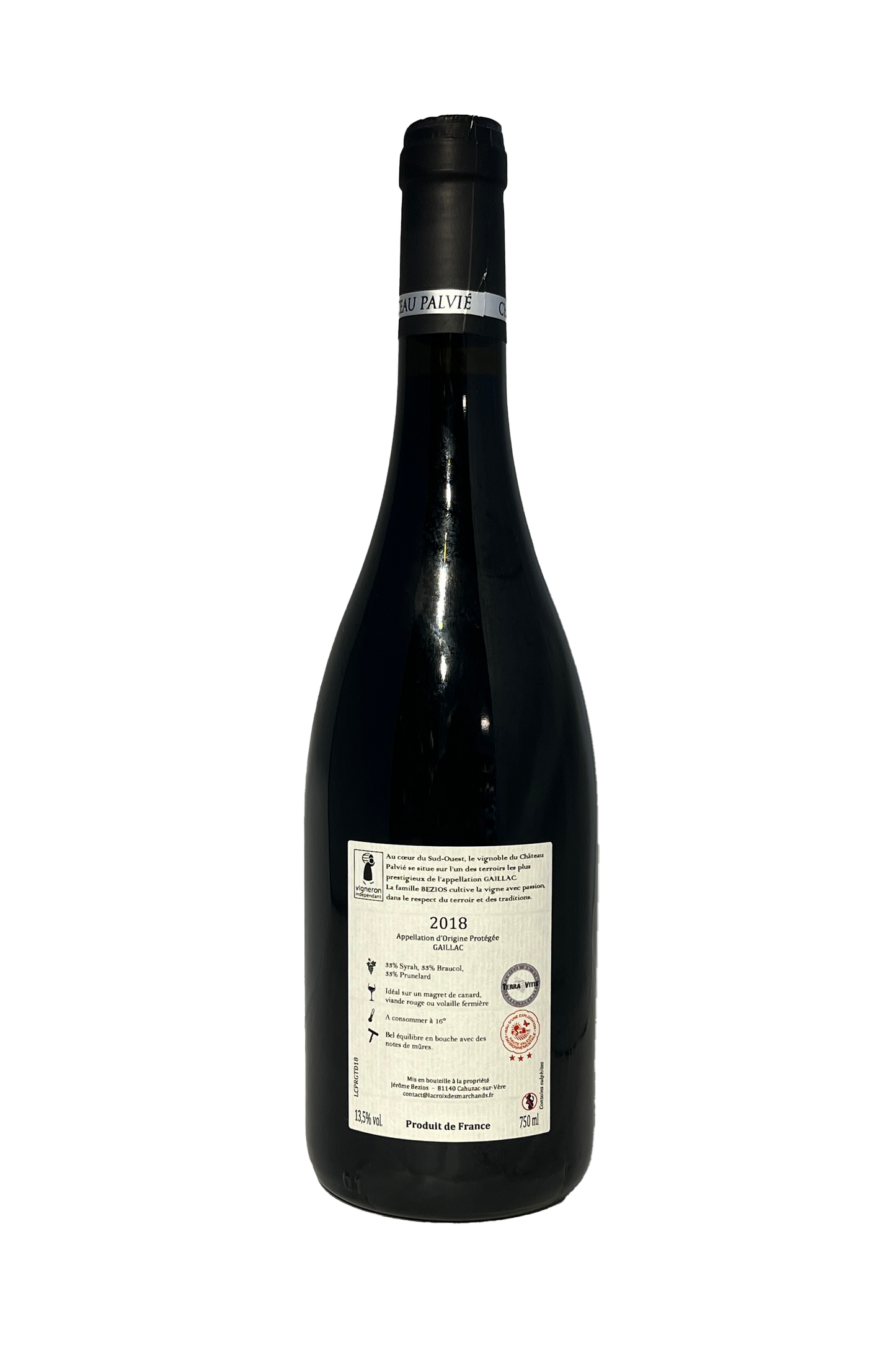 Chateau Palvié Gaillac Rouge AOC 2022