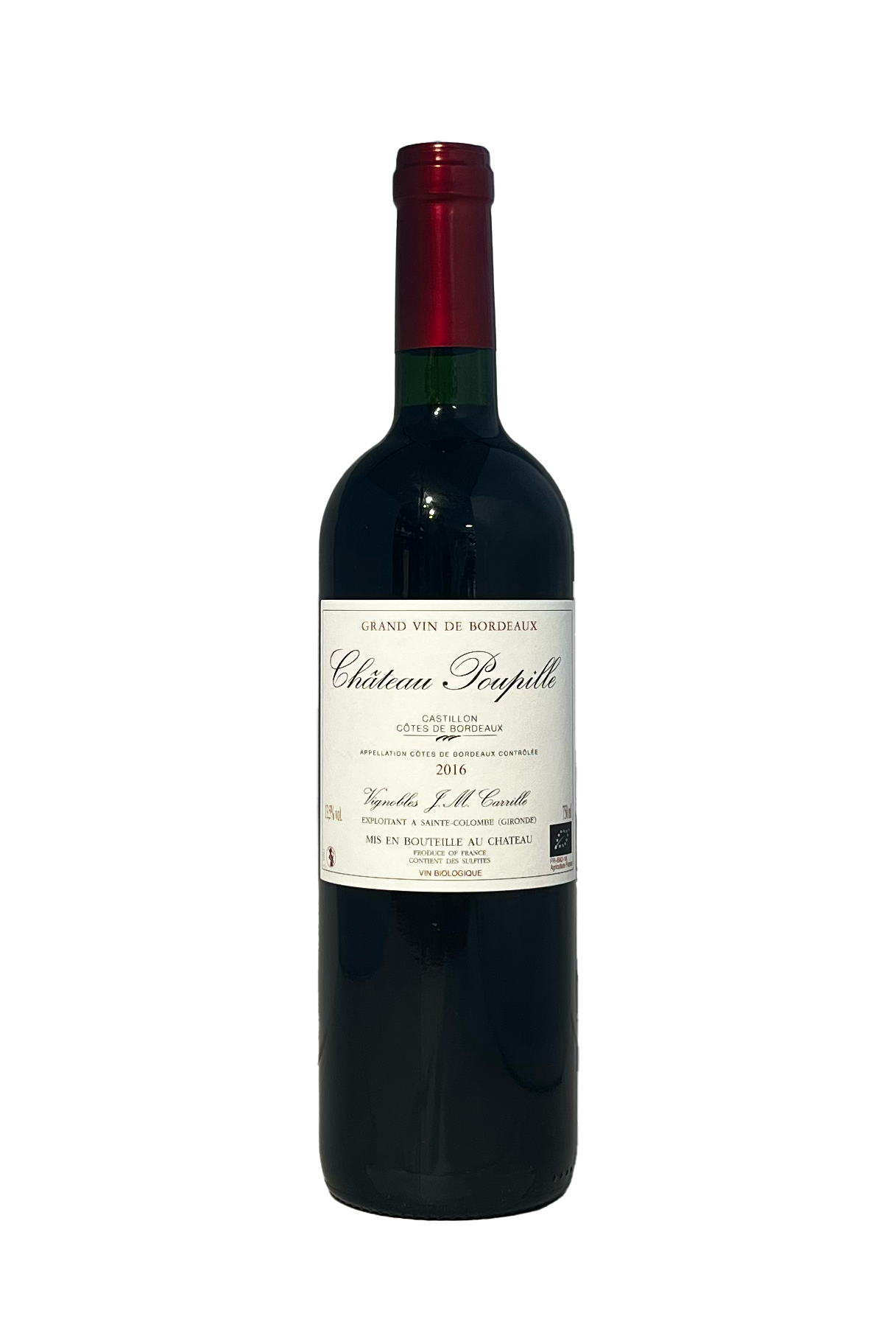 Chateau Poupille Cotes de Castillon Rouge 2016