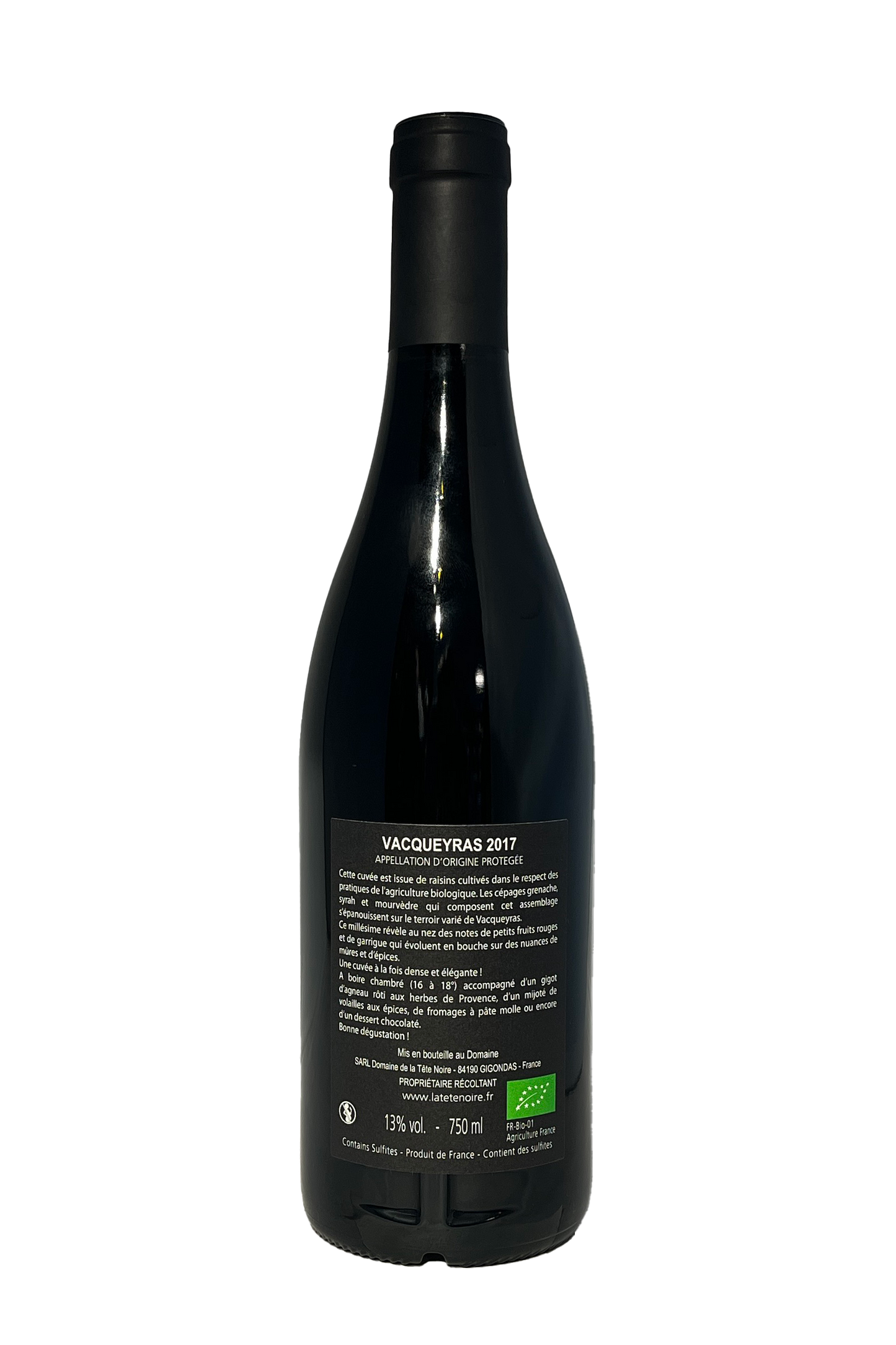 Domaine de la Tête Noire Vacqueyras AOP 2020