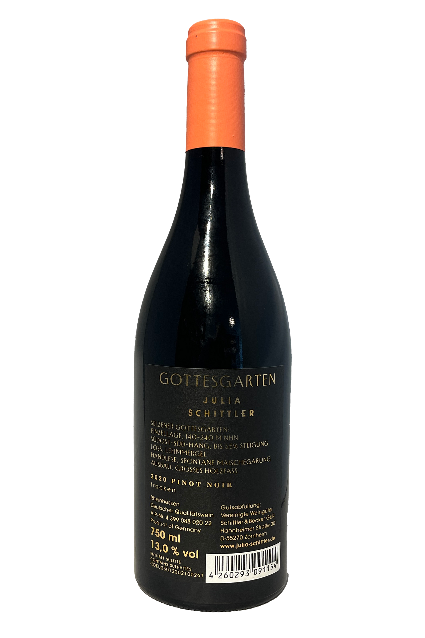 Julia Schittler Pinot Noir Selzener Gottesgarten 2023