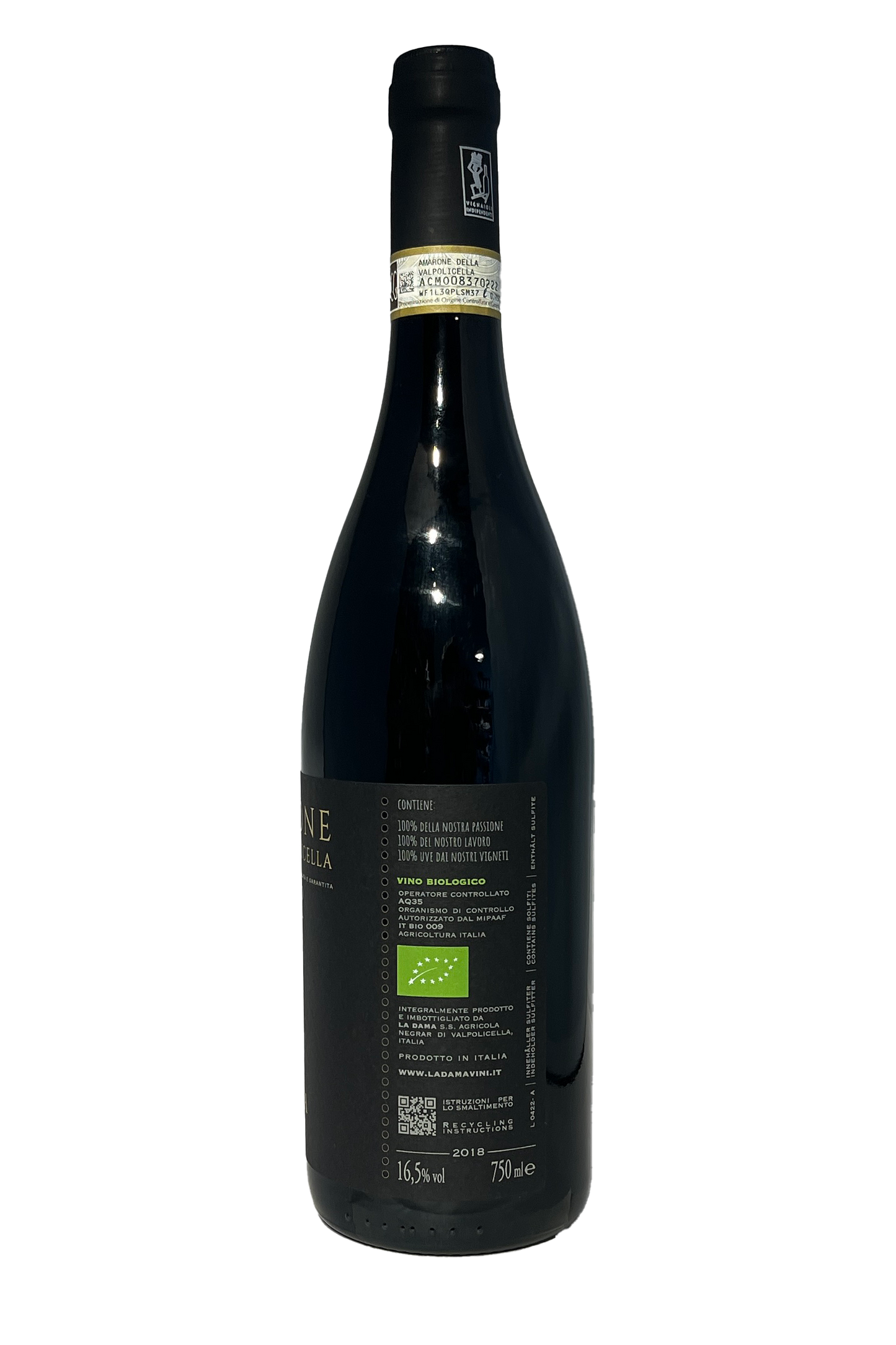 La Dama Amarone Della Valpolicella Classico DOCG Øko 2019