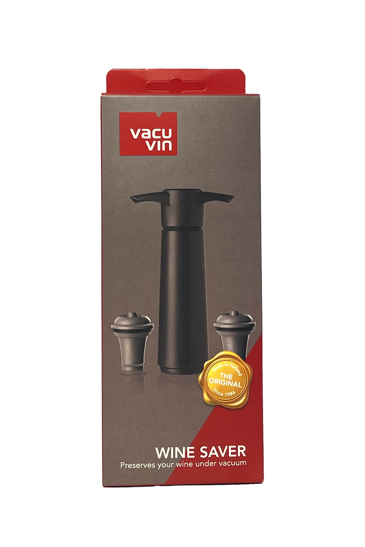 VacuVin Vacuumpumpe med 2 propper