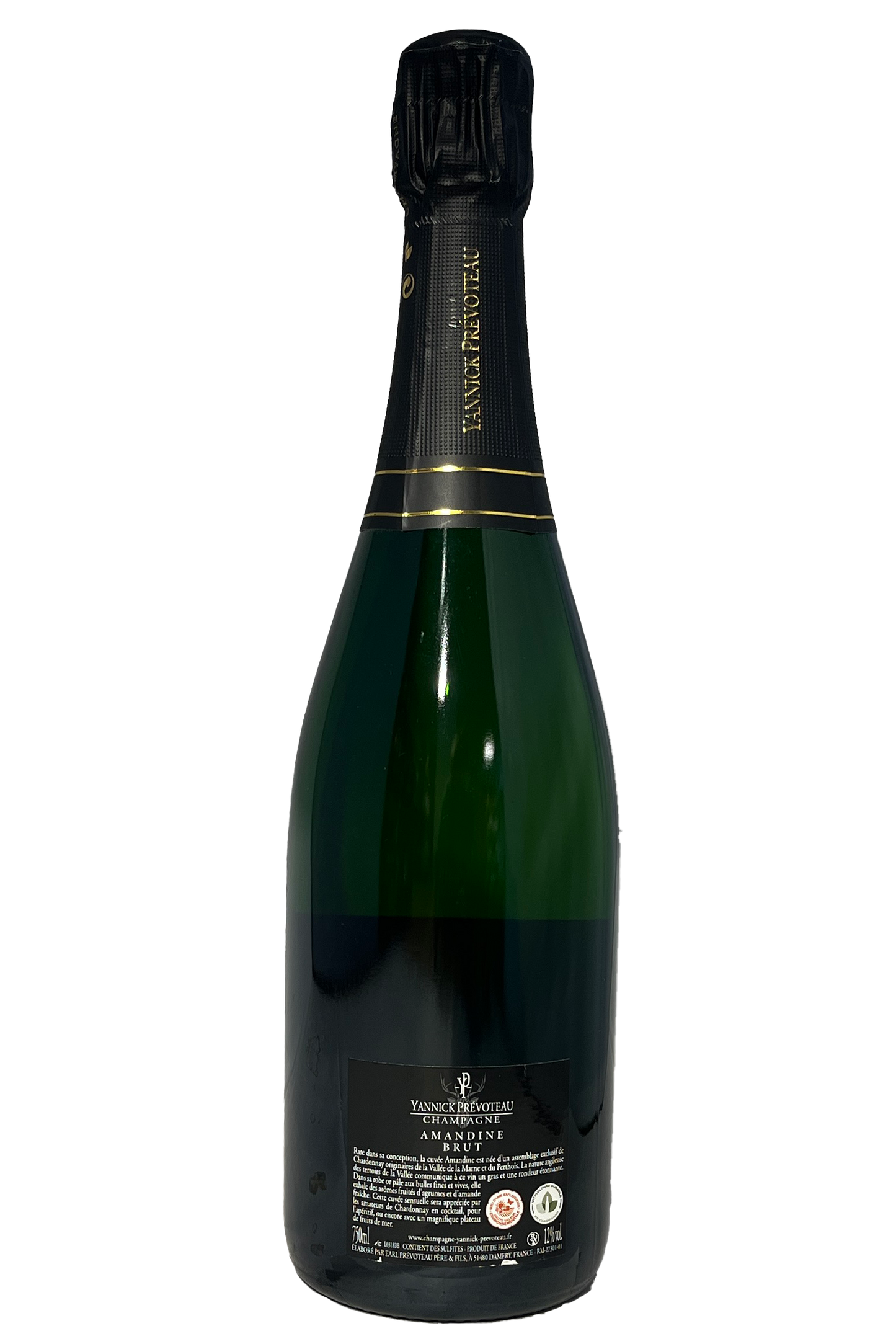 Yannick Prevoteau Cuvée Amandine Blanc de Blancs Brut Champagne