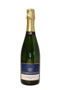 Schlumberger-Bernhart Crémant Blanc de Blancs Brut Nature 2021 vinflaske med guldfolie.