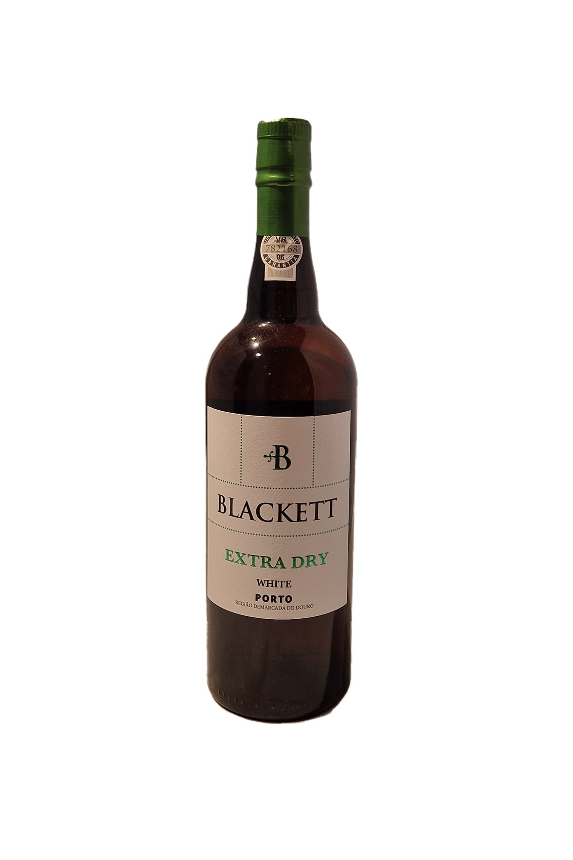 Blackett Extra Dry White Port flaske med frontetiket
