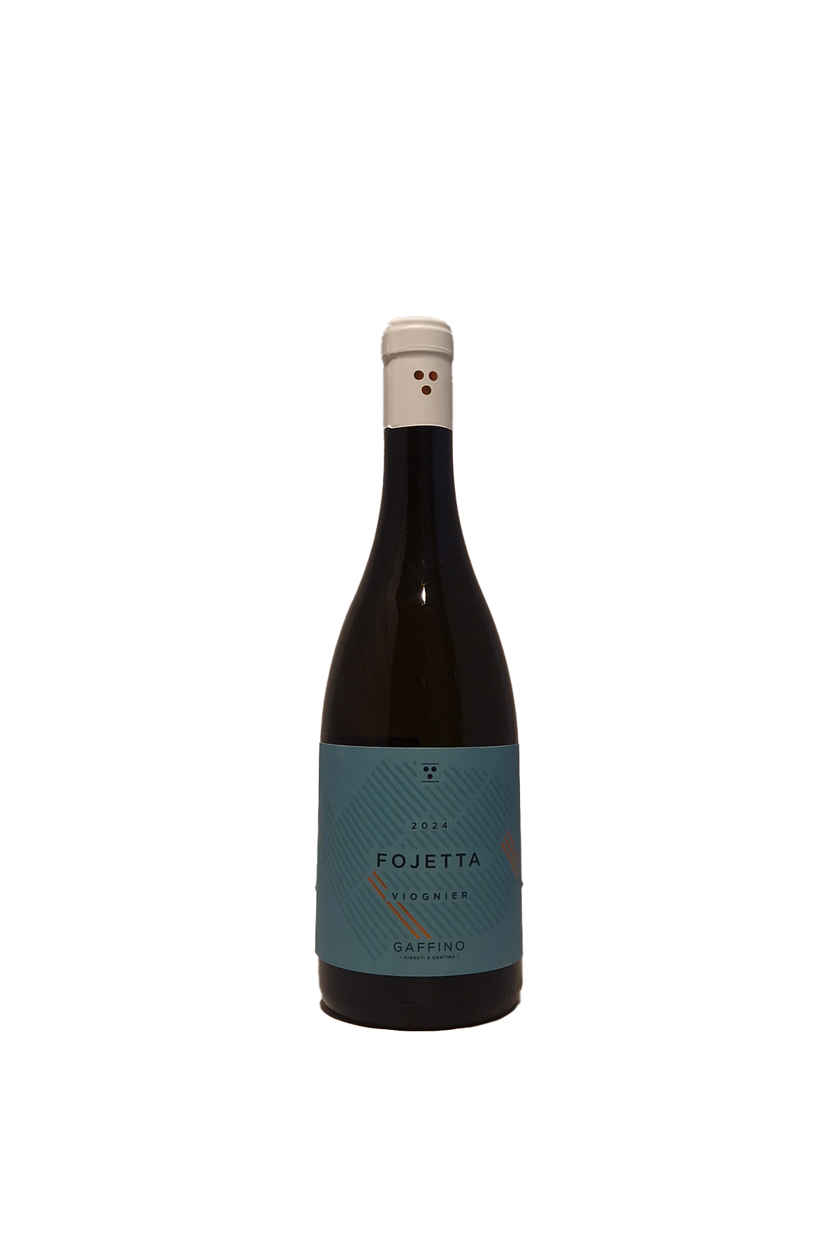 Cantina Gaffino Fojetta IGP Viognier 2024 flaske, forfra
