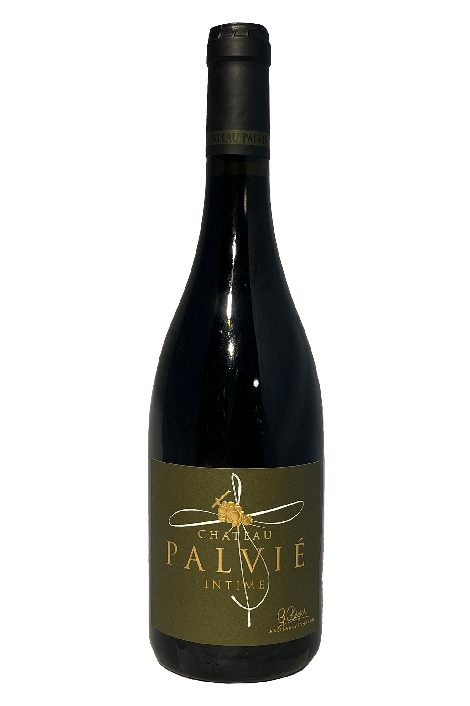Chateau Palvié Gaillac Rouge AOP Intime 2018 rødvin flaske med etiket