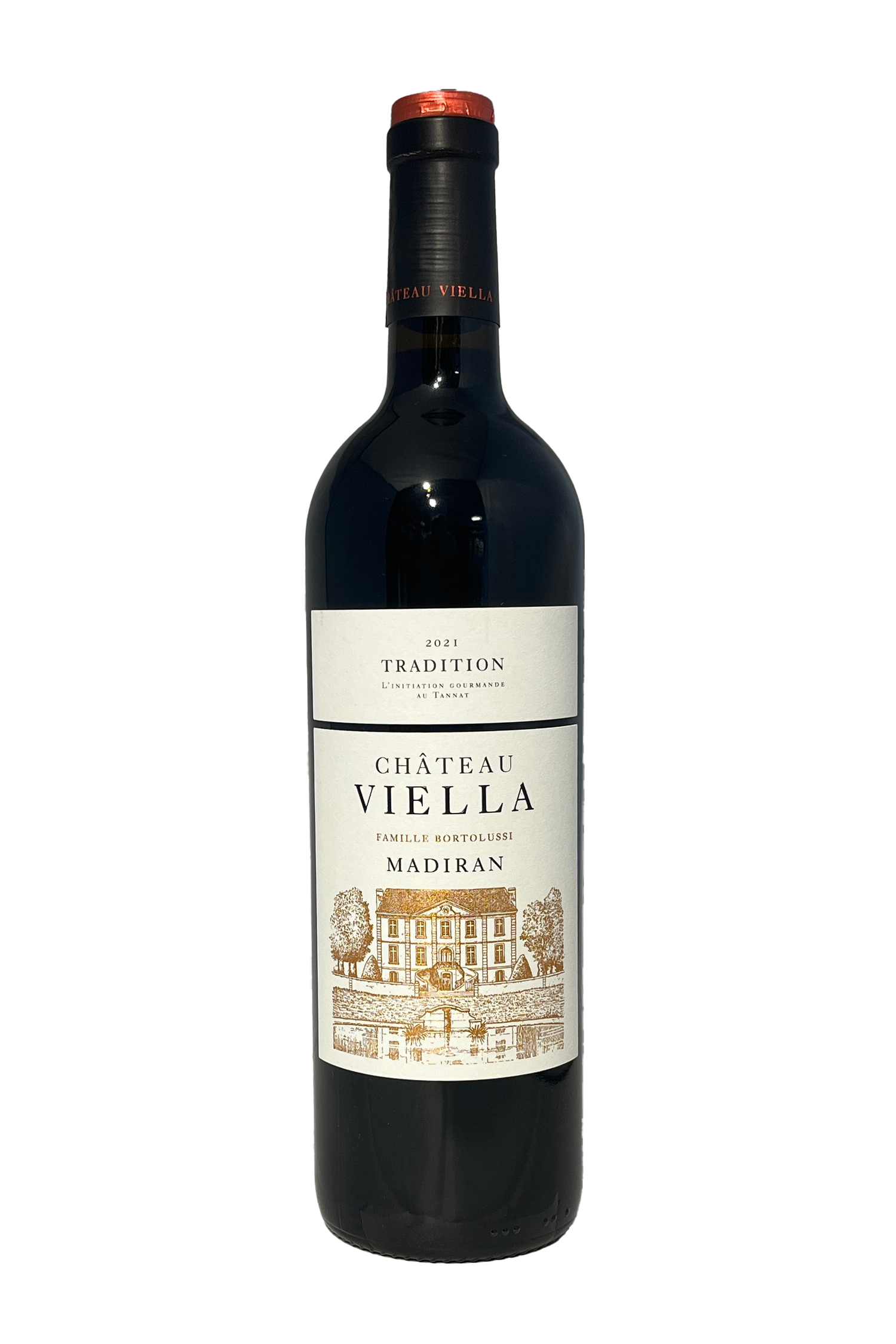 Chateau Viella Prestige Madiran rødvin flaske med hvid etiket