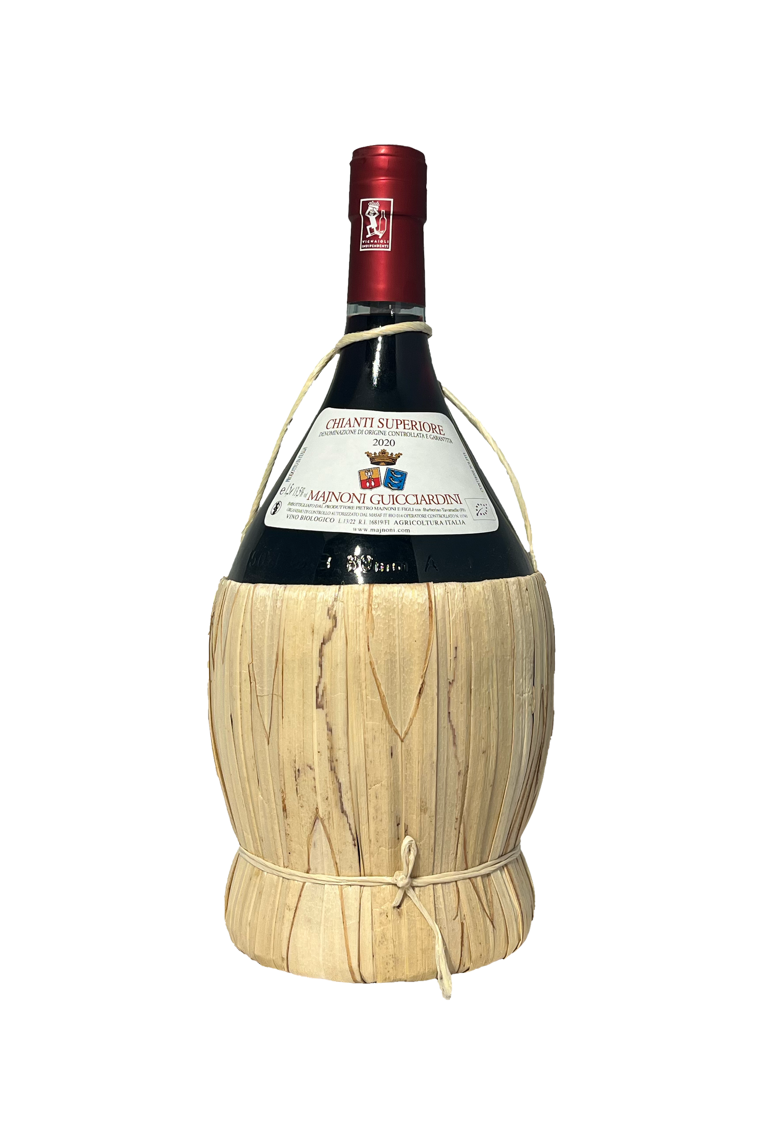 Majnoni Guicciardini Chianti Superiore 2020 rødvin i stråflaske