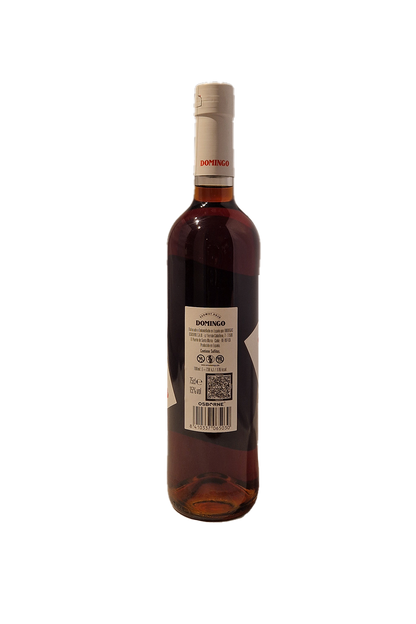 Vermouth Domingo Rojo flaske bagside etiket beskrivelse ingredienser