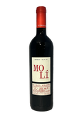 Molí Rosso Terre degli Osci IGP 2021 vinflaske sort baggrund