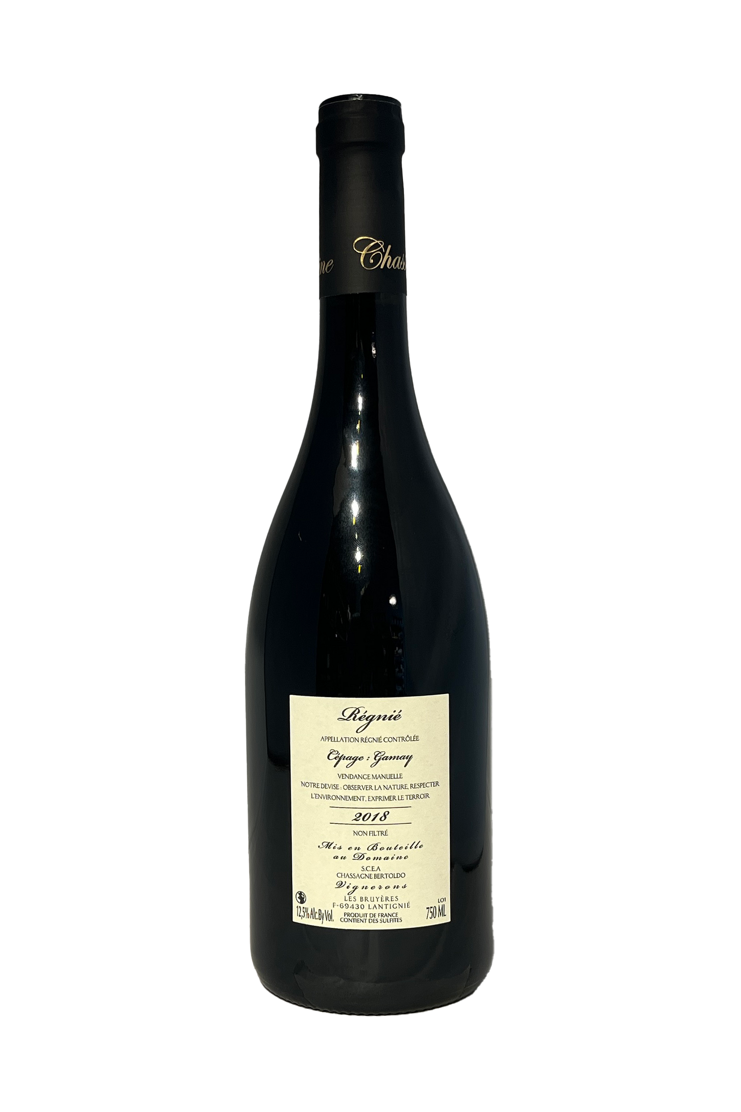 Domaine Chassagne Régnié Vielles Vignes 2018