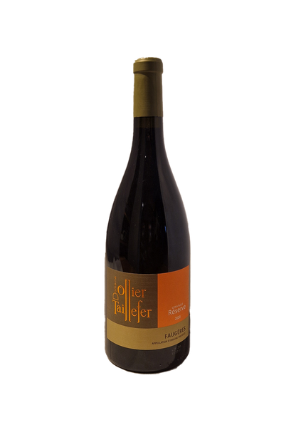 Ollier Taillefer Grande Reserve Faugeres AOP 2020 Øko vinflaske forside