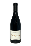 Domaine les 4 Vents Saint Jaimes Crozes Hermitage rødvin flaske på sort baggrund