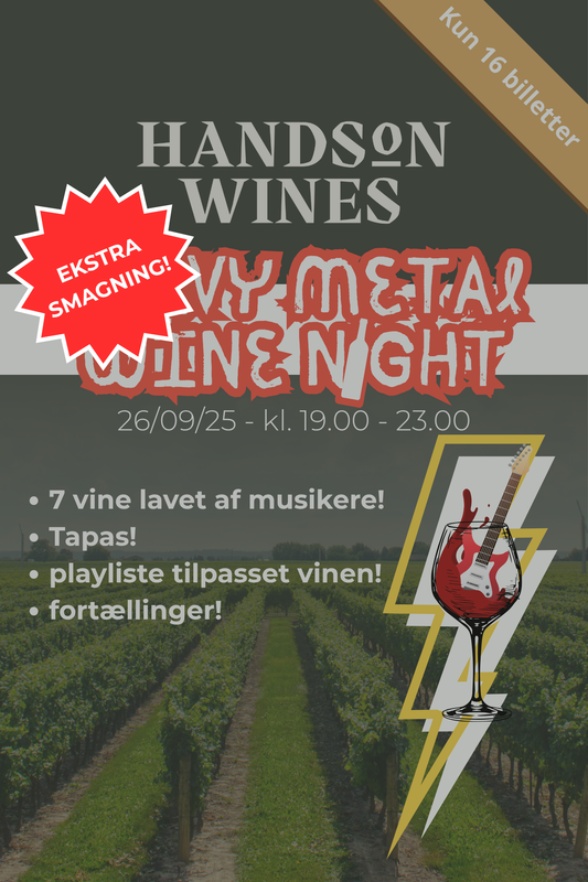 EKSTRA DATO Heavy Metal Wine Night Vol 2  19.00-23.00 26/9 - 2025