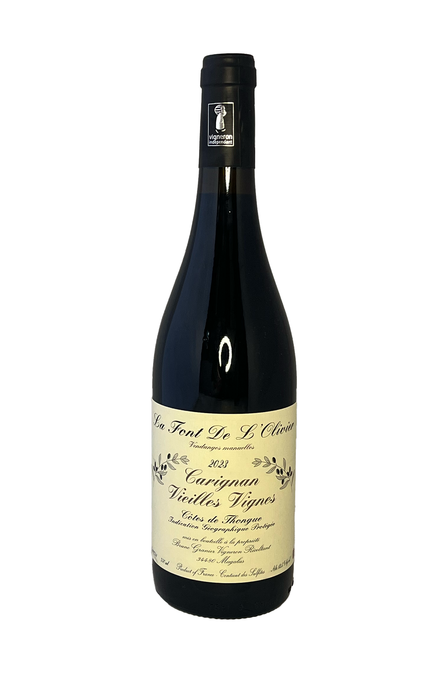 La Font de L'Olivier Carignan Vielle Vignes 2023