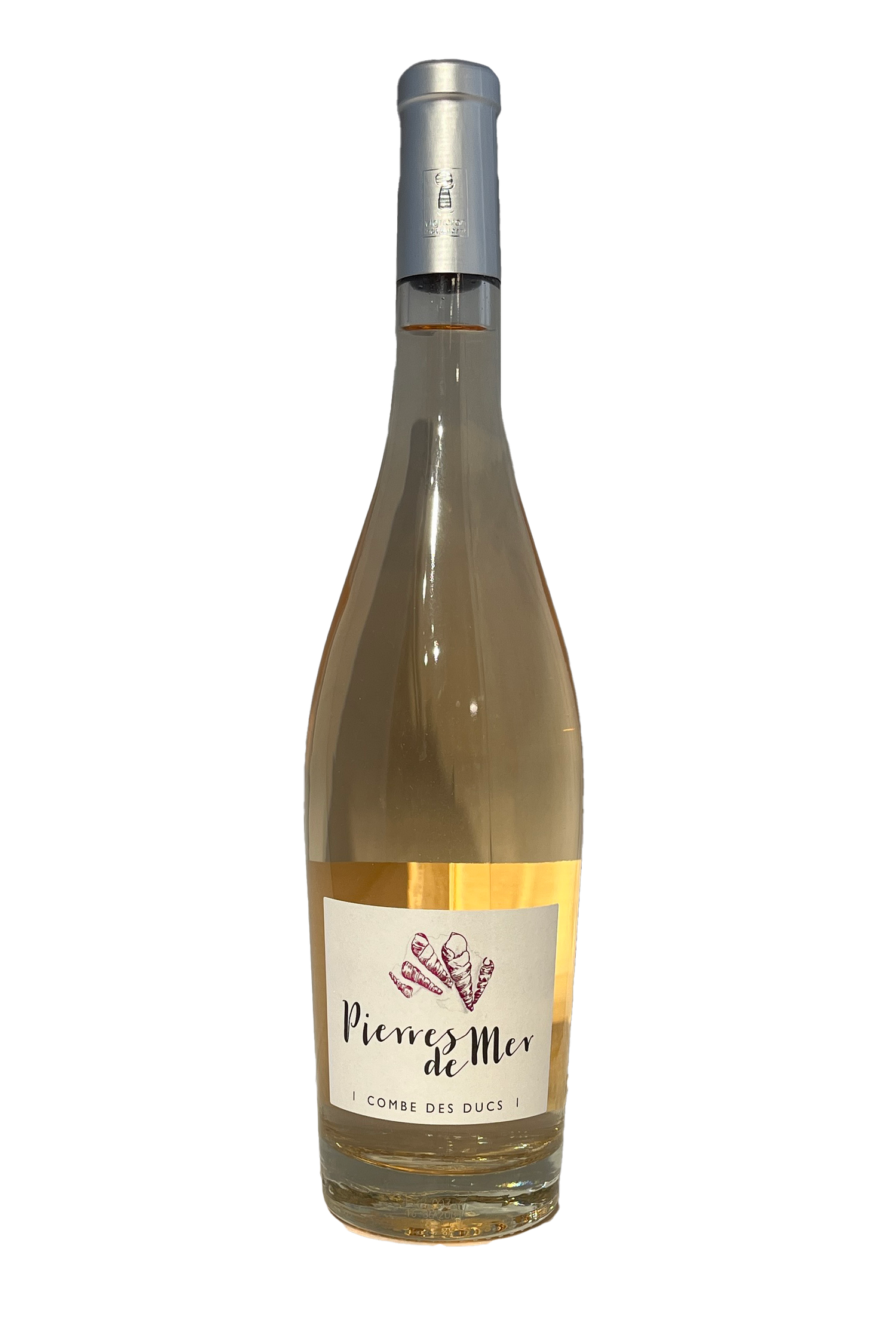 Combes de Ducs Pierres de Mer Rosé AOP Languedoc vinflaske front