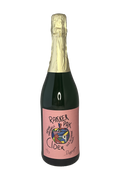 Rakkerpak Philippagne 2023 dansk cider flaske med lyserød etiket