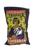 Superbon Chips Trøffel med Mona Lisa-ko motiv