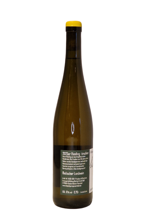 Doppelgarage Varnhalt Handgemacht Riesling trocken 2023