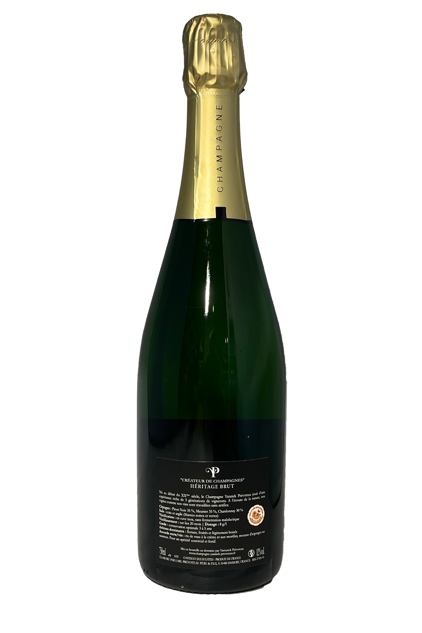 Yannick Prevoteau Cuvée Heritage Brut Champagne